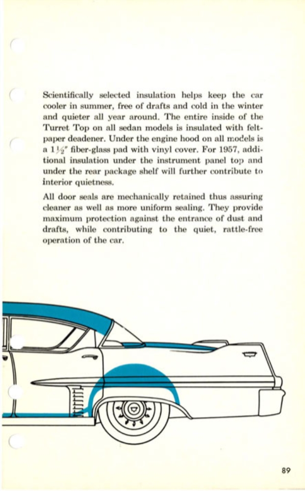 1957 Cadillac Salesmans Data Book Page 108